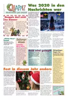 Vorschau - Text - QUAPPIZ-Kindernachrichten, Ausgabe 24.12.2020 - Deckblatt