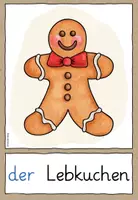 Vorschau - Spiele - Winter & Weihnachten - Wortkarten - DaZ -DaF (Tafelmaterial) - Seite 1