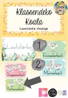 Vorschau - Poster - Klassenraum Deko Koala - Lautstärke Anzeige - Deckblatt