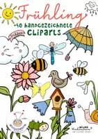 Vorschau - selbst erstellte Cliparts/Grafiken - CLIPARTS Frühling - über 40 handgezeichnete Illustrationen - Deckblatt