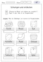 Vorschau - Arbeitsblätter - Arbeitsblätter zur Wortendung -el - Seite 2