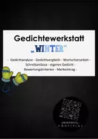 Vorschau - Stundenentwürfe - Gedichtewerkstatt - Winter - Deckblatt