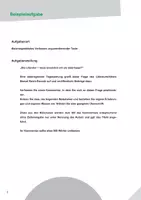 Vorschau - Arbeitsblätter - Materialgestütztes Schreiben - Aufgabe samt Musteraufsatz - Seite 2
