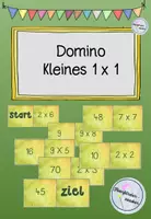 Vorschau - Spiele - Domino zum kleinen Einmaleins - Deckblatt