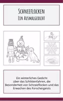 Vorschau - Arbeitsblätter - Schneeflocken - Ein Wintergedicht - Deckblatt