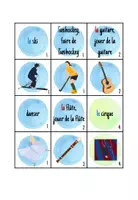 Vorschau - Spiele - "Paare finden" - Spiel - les loisirs (passend zu Dis Donc 5 Unité 3) - Seite 1