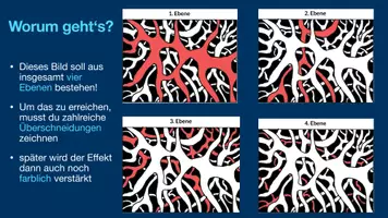 Vorschau - Stundenentwürfe - Kunstprojekt „Gewebe auf mehreren Ebenen“ – Raumdarstellung durch Überschneidung - Seite 2