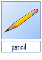 Vorschau - Bildkarten - Flashcards - SCHOOL THINGS More 1 Unit 2 - Seite 3