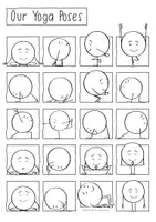 Vorschau - Arbeitsblätter - Yoga Poses - Poster und Arbeitsblätter - Seite 2