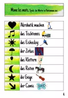 Vorschau - Spiele - Les Loisirs - SchnippSchnapp (Wortschatzarbeit) - Dis Donc 5 Unité 3 - Seite 3