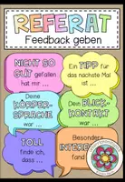 Vorschau - Fördermaterial/Inklusion - Das Referat - Feedback geben (Kärtchen) Präsentation/Vortrag - Deckblatt