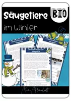 Vorschau - Stundenentwürfe - Säugetiere im Winter #LMPKracher2020 - Deckblatt