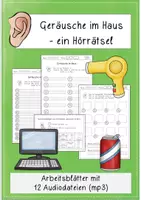 Vorschau - Arbeitsblätter - Hörrätsel: Geräusche im Haus - Deckblatt