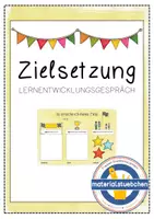 Vorschau - Arbeitsblätter - Bogen zur Dokumentation der Ziele im Lernentwicklungsgespräch - Deckblatt