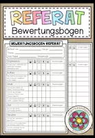Vorschau - Arbeitsblätter - Referat bewerten – Bewertungsbogen mit Schüler-Feedback | Vortrag und Präsentation 4.–5. Klasse - Deckblatt