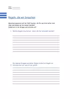 Vorschau - Stundenentwürfe - Menschenrechte - 1. Stunde mit Vorbereitung - Deckblatt