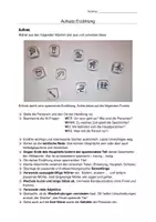 Vorschau - Arbeitsblätter - Eine Erzählung schreiben - Deckblatt