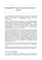 Vorschau - Lehrpläne/Lehrermaterial - Lehrergesundheit - Tipps zu einer positiven Psychohygiene im Lehrerberuf - Deckblatt