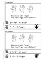 Vorschau - Unterrichtsreihen - Einführung in das Einmaleins - handlungsorientierte Aufgaben (Selbstlernheft) - Seite 3