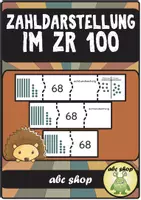 Vorschau - Fördermaterial/Inklusion - Unterschiedliche Zahldarstellungen im ZR 100 - Deckblatt
