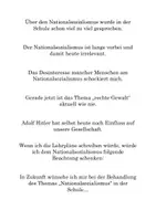 Vorschau - Aufgabenkarten - Aquarium/Fishbowl Nationalsozialismus - Deckblatt