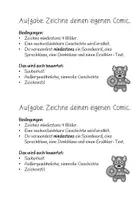 Vorschau - Arbeitsblätter - Dein eigener Comic- Aufgabe und Bewertung - HOMESCHOOLING - Seite 3