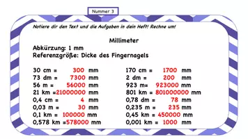 Vorschau - Aufgabenkarten - Längenrechenkartei inkl. Abschlussrechenspur Klasse 5 - Seite 3