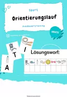 Vorschau - Arbeitsblätter - Orientierungslauf - Deckblatt