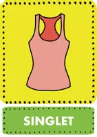 Vorschau - Spiele - Learn english summer clothes with flashcards / t-shirt and skirt / flip flops and panama - Seite 2