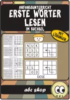 Vorschau - Arbeitsblätter - Erste Wörter lesen im Suchsel (Anfangsunterricht, Freiarbeit) - Deckblatt