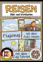 Vorschau - Bildkarten - Bildkarten Reisen – Bild- und Wortkarten für Deutsch, DaZ und DaF | Wortschatz - Deckblatt