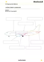 Vorschau - Arbeitsblätter - Luftverkehr - Ergänzungen mit Lösungen - Deckblatt