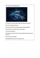 Vorschau - Fördermaterial/Inklusion - Märchen Lese- und Aufgabenkartei leichte Sprache Der Fisch mit dem goldenen Bart - Seite 1