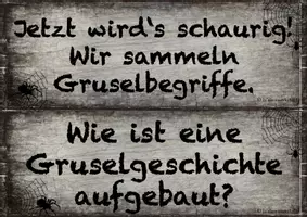 Vorschau - Unterrichtsreihen - Visualisierung des Reihenverlaufs: Gruselgeschichten - Seite 3
