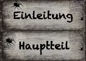 Vorschau - Fördermaterial/Inklusion - Tafelmaterial: Aufbau einer Gruselgeschichte - Seite 2