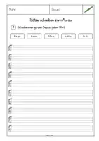 Vorschau - Arbeitsblätter - 9 Arbeitsblätter zum Au au - Seite 3