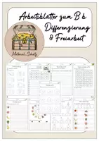 Vorschau - Arbeitsblätter - Paket: Arbeitsblätter zu allen Buchstaben (inklusive ß) - Seite 1