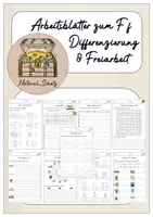 Vorschau - Arbeitsblätter - 9 Arbeitsblätter zum F f - Deckblatt