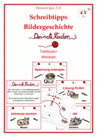 Vorschau - Arbeitsblätter - Bildergeschichte in der Grundschule 3/4 - Der rote Faden - Tafelkarten/Merkblatt - Deckblatt