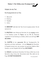 Vorschau - Arbeitsblätter - differenzierte Lerntheke - Aufbau einer Gruselgeschichte - Seite 2