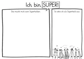 Vorschau - Arbeitsblätter - Ich bin SUPER - Deckblatt