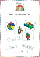 Vorschau - Bildkarten - Bild- und Wortkarten Toys - Deckblatt