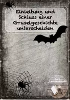 Vorschau - Arbeitsblätter - Materialpaket: Aufbau einer Gruselgeschichte - Seite 1