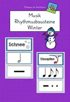 Vorschau - Arbeitsblätter - Rhythmusbausteine Winter - Deckblatt