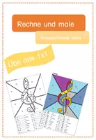 Vorschau - Arbeitsblätter - Rechenmalblatt Notenschlüssel - Deckblatt