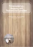 Vorschau - Präsentationen/Tafelbilder - Tafelmaterial: Umgang mit Textschwierigkeiten - Deckblatt