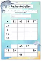 Vorschau - Arbeitsblätter - ausfüllbare PDF - Rechentabellen - Seite 3