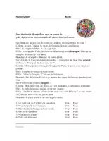 Vorschau - Text - Nationalités lecture: Französische Lesung Nationalitäten - Deckblatt