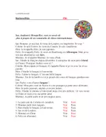 Vorschau - Text - Nationalités lecture: Französische Lesung Nationalitäten - Seite 1