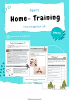 Vorschau - Arbeitsblätter - Home- Trainingsplan 17 - Deckblatt